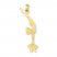 Gymnast Charm 14K Yellow Gold