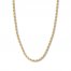 20" Textured Rope Chain 14K Yellow Gold Appx. 4.4mm