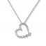 Previously Owned Necklace 1/5 ct tw Diamonds 10K White Gold