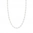 18" Cable Chain Necklace 14K Two-Tone Gold Appx. 1mm