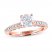 Adrianna Papell Diamond Engagement Ring 5/8 ct tw 14K Two-Tone Gold