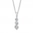 Previously Owned Necklace 3/4 ct tw Diamonds 14K White Gold