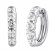 Diamond Hoop Earrings 2 Carats tw 14K White Gold