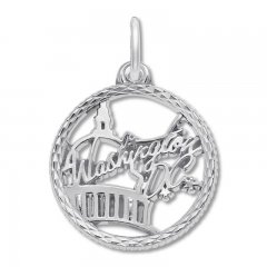 Washington DC Charm Sterling Silver