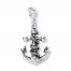 Anchor & Rope Charm Sterling Silver