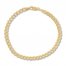 8.5" Curb Chain Bracelet 14K Yellow Gold Appx. 3.7mm