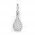 Tennis Racquet Charm Sterling Silver