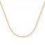 Cable Chain Necklace 14K Yellow Gold 30" Length