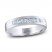 Men's THE LEO Ideal Cut Diamond Wedding Band 1/2 ct tw 14K White Gold