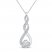 Diamond Necklace 1/6 ct tw Sterling Silver 18"
