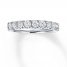 Previously Owned Diamond Wedding Band 1 ct tw 14K White Gold