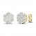 Diamond Fashion Earrings 1/5 ct tw Round-cut 10K Yellow Gold