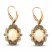 Le Vian Creme Brulee Opal Earrings 7/8 ct tw Diamonds 14K Strawberry Gold