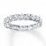 Diamond Eternity Ring 2 ct tw Round-cut 14K White Gold