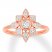 Diamond Geometric Ring 1/3 Carat tw 10K Rose Gold