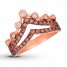 Le Vian Chocolate Diamond Tiara Ring 7/8 ct tw 14K Gold
