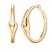 Love + Be Loved Hoop Earrings 10K Yellow Gold