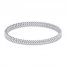 Diamond Fashion Bracelet 3 ct tw Round-cut 10K White Gold 7"