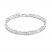 Infinity Bracelet Lab-Created White Sapphires Sterling Silver