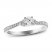 Diamond Engagement Ring 1/2 ct tw Round-Cut 14K White Gold