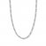 18" Figaro Link Chain 14K White Gold Appx. 4.7mm