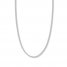 18" Rolo Chain Necklace 14K White Gold Appx. 2.5mm