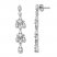 Diamond Dangle Earrings 1 Carat tw Sterling Silver