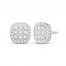 Diamond Stud Earrings 1/2 ct tw Round-Cut 10K White Gold