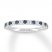 Neil Lane Sapphire Anniversary Band 1/5 ct tw Diamonds 14K Gold