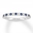 Neil Lane Sapphire Anniversary Band 1/5 ct tw Diamonds 14K Gold