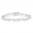 Diamond Fashion Bracelet 1 ct tw 10K White Gold 7"