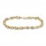 Link Chain Bracelet 10K Yellow Gold 7.75 Length