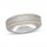 Neil Lane Men's Diamond Wedding Band 3/8 ct tw Round-Cut 14K Two-Tone Gold