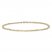 Triple-strand Anklet 14K Yellow Gold 9.5"
