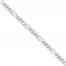 Figaro Chain Anklet Sterling Silver 10" Length