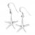 Starfish Earrings Sterling Silver