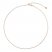 Adjustable Mirror Chain Necklace 14K Rose Gold 20"