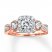 Diamond Engagement Ring 1 ct tw Round-cut 14K Rose Gold