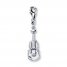 Violin Charm Sterling Silver