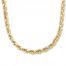 Men's Chain Necklace 10K Yellow Gold 24" Length