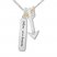 Arrow Necklace Diamond Accent Sterling Silver/10K Yellow Gold