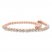 Diamond Bracelet 1 ct tw Round-cut 10K Rose Gold 7"