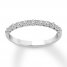 Diamond Wedding Band 1/6 ct tw Round-cut 14K White Gold