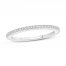 Diamond Wedding Band 1/6 ct tw 14K White Gold