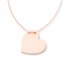 Heart Necklace 14K Rose Gold