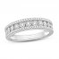 Diamond Anniversary Ring 1/3 ct tw 10K White Gold