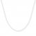 Box Chain Necklace 14K White Gold 18" Length