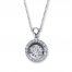 Previously Owned Necklace 1/2 ct tw Diamonds 14K White Gold