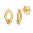 Teardrop Earrings 10K Yellow Gold