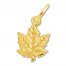 Maple Leaf Charm 14K Yellow Gold